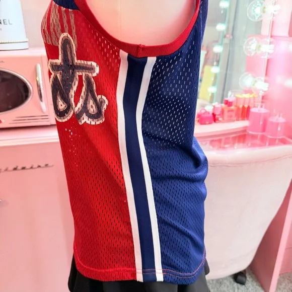 NFL New England Patriots Women’s Mesh Tank Jersey Football Super Bowl Fashion - Picture 5 of 7